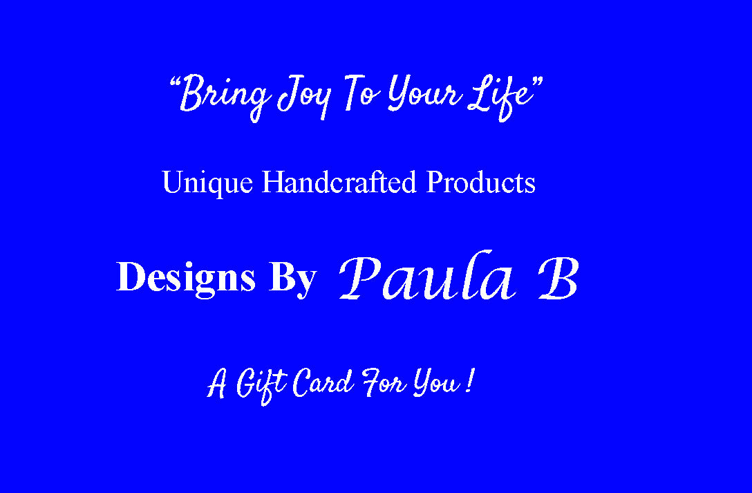 Gift Card from Designs By Paula B