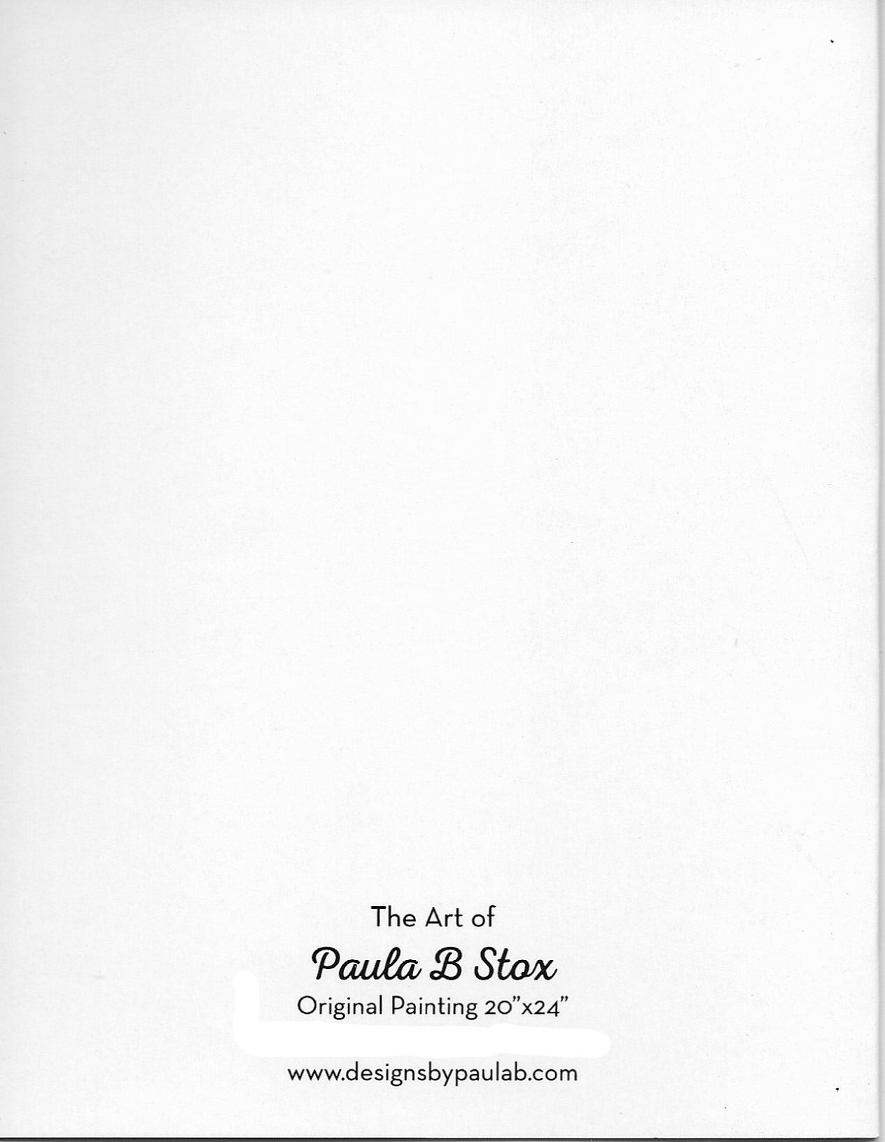 Notecard "Communion Elements"