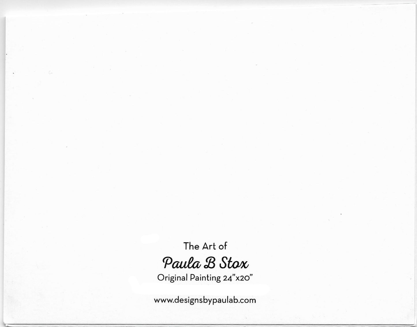 Notecard "Blue Ridge"