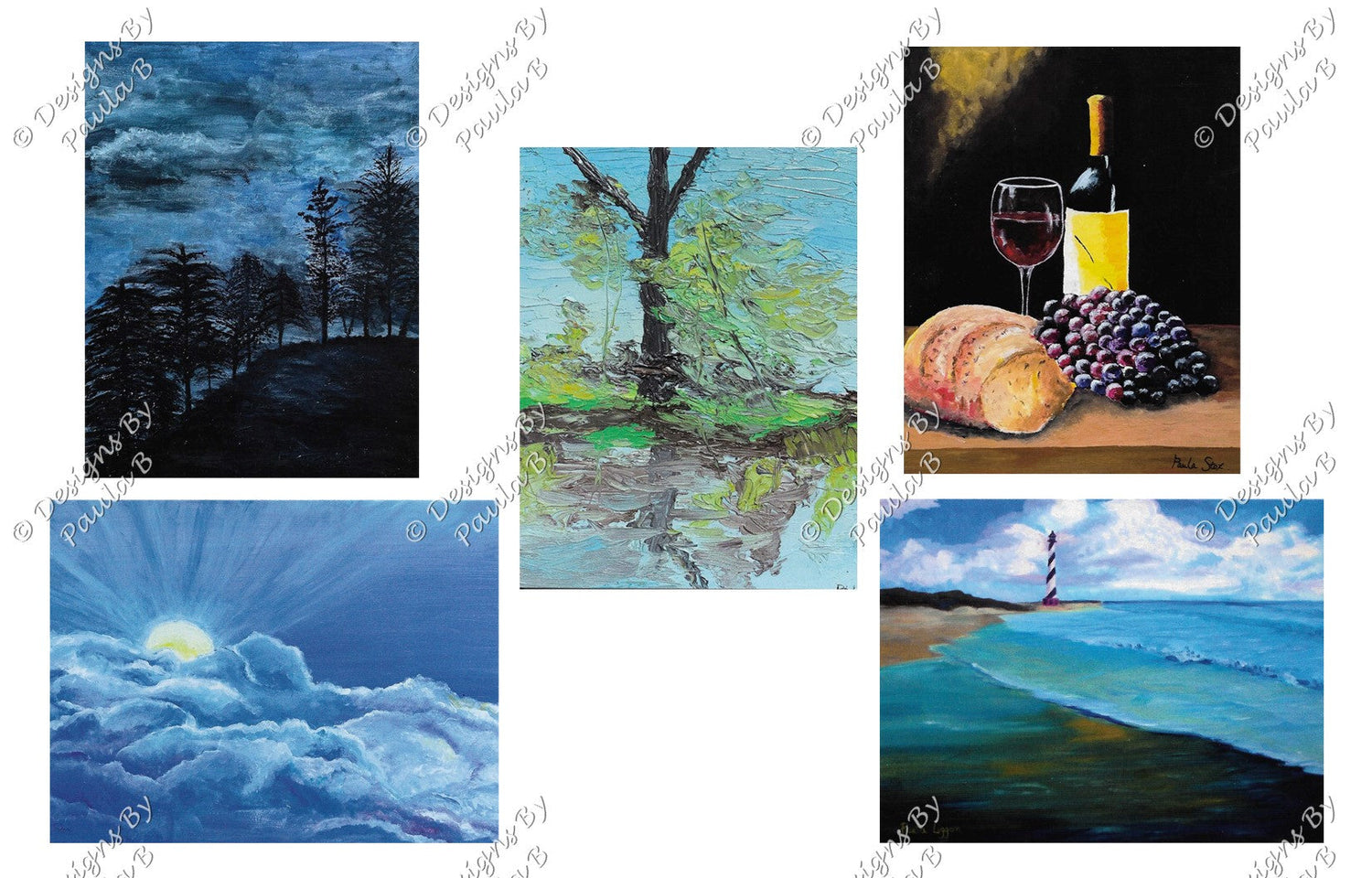 Notecards "Assorted Packs of Five"