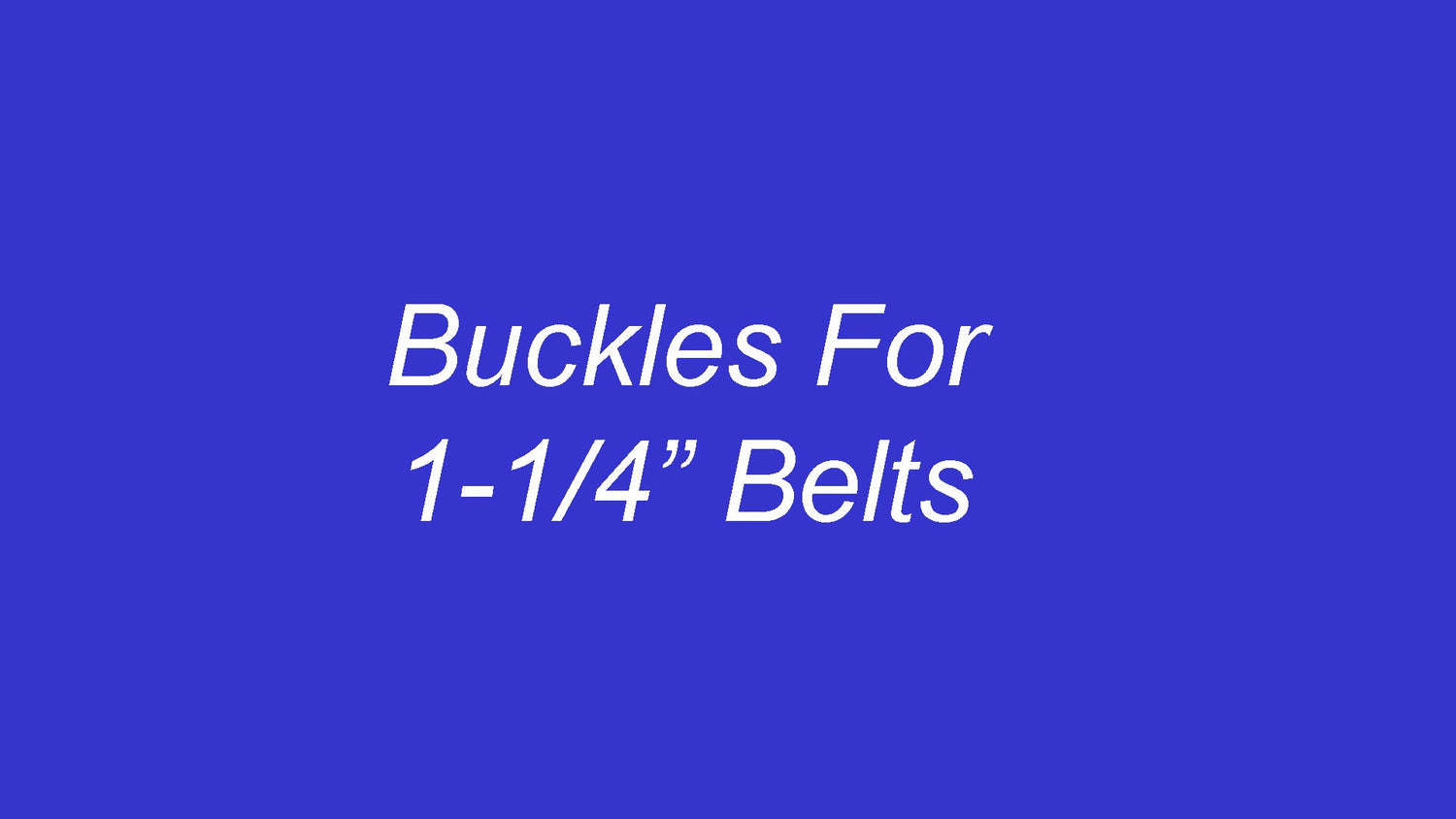 Belt Buckles 1-1/4"