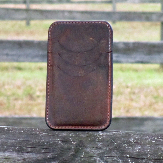 Front Pocket Leather Wallet Crazy Horse Leather