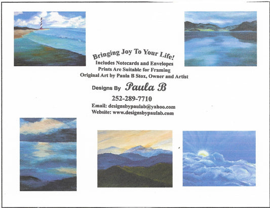 Notecards Assorted Pack #1 (Lighthouse)
