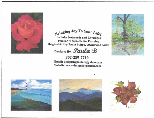 Notecards Assorted Pack #2 (Rose)