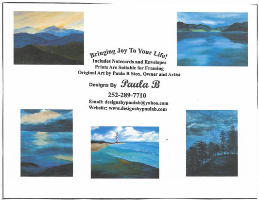 Notecards Assorted Pack #3 (Blue Ridge)
