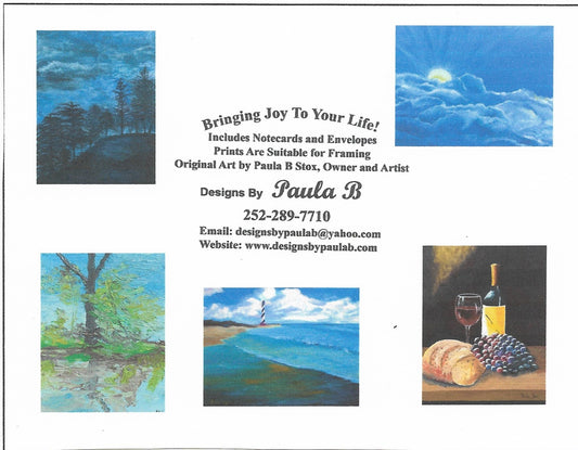 Notecards Assorted Pack #4 (Midnight Storm)