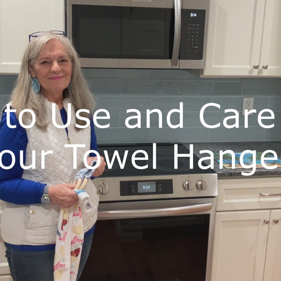 Use and Care for your Crocheted Towel Hanger