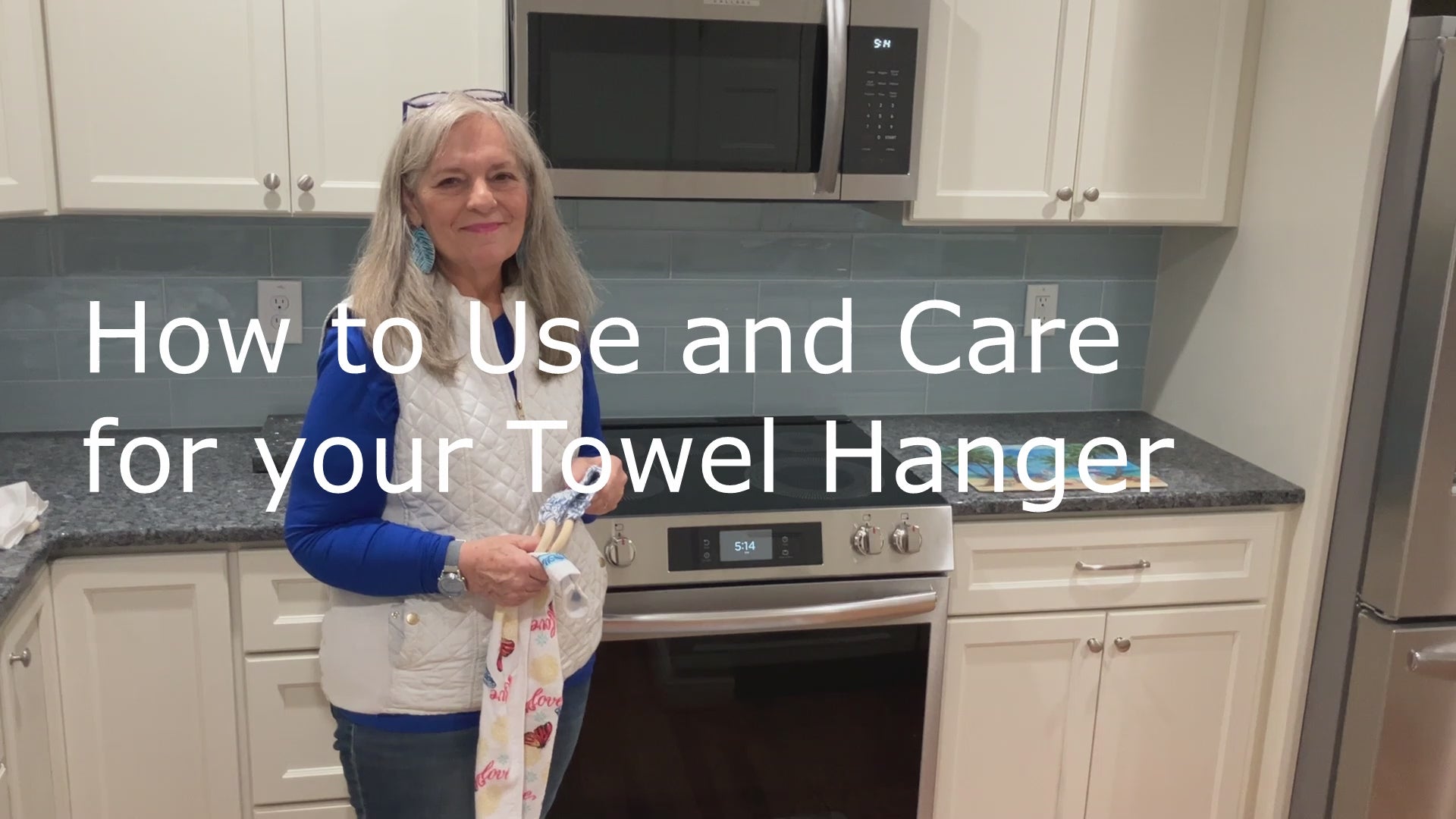 Use and Care for your Crocheted Towel Hanger